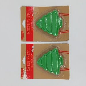 ICUP Bartender Set the Bar Naughty & Ice Holiday Ice Molds (2)